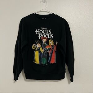 Disney Hocus Pocus Black Sweater with Colorful Characters